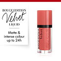 Bourjois Rouge Edition Velvet flüssiger Lippenstift mit mattem Effekt 22 Abricoquette 7,7 ml