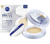 Nivea Hyaluron Cellular Filler 3in1 pflegende getönte Creme Make-up im Schwämmchen 01 Light 15 g