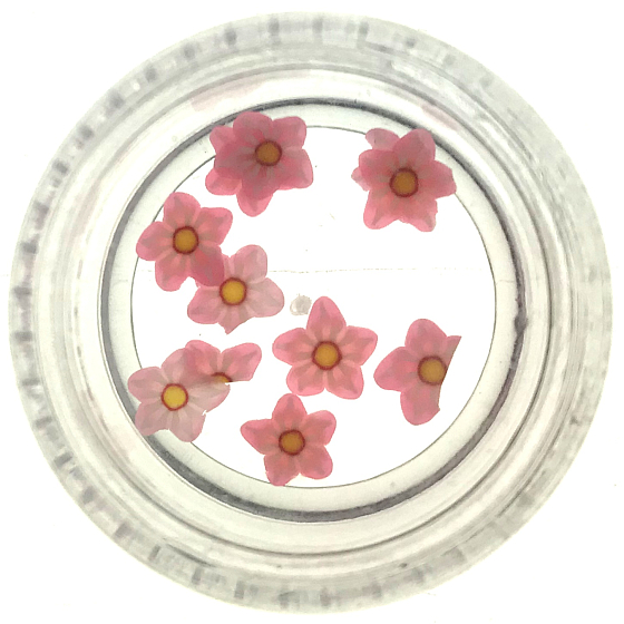 Professionelle Nagelverzierungen Flower Pink 132