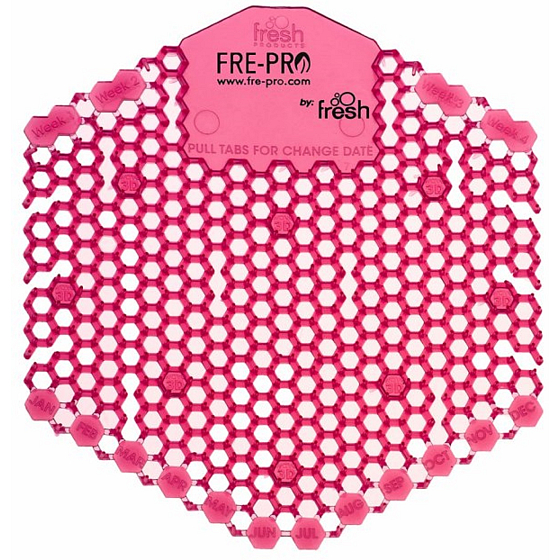 Fre Pro Wave 3D Kiwi und Grapefruit duftendes Urinal Sieb rosa 2 Stück