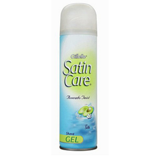 Gillette Satin Care Avocado Twist Rasiergel für Frauen 200 ml