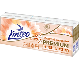 Linteo 4-lagige Papiertaschentücher, 10 × 10 Stk