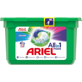 Ariel All-in-1 Pods Farbgelkapseln für farbige Wäsche 13 Stück 309,4 g