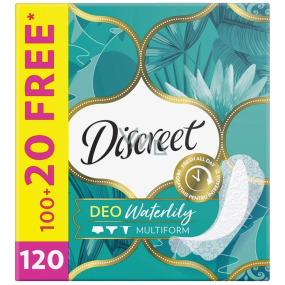 Diskrete Deo Waterlily Slipeinlagen für den täglichen Gebrauch 120 Stück