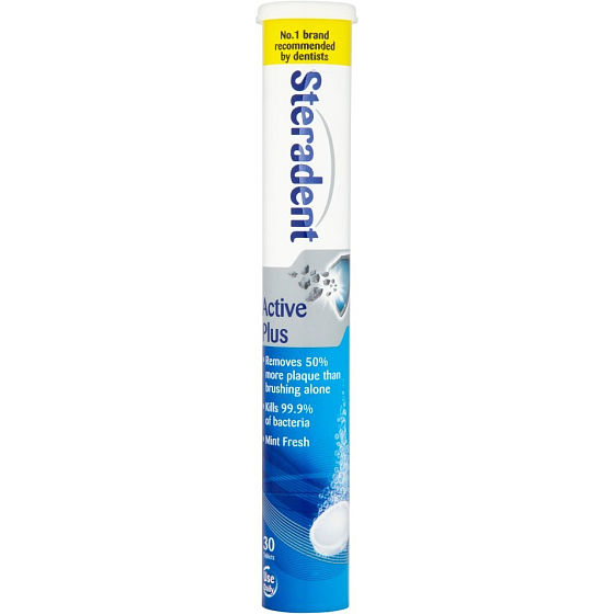 Steradent Active Plus Prothesentabletten 30 Stück
