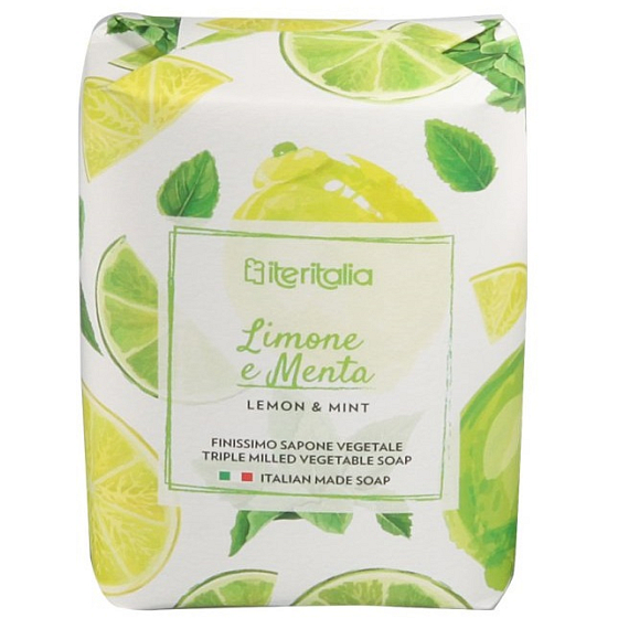 Iteritalia Limone e Menta Italienische Toilettenseife 125 g