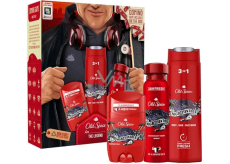 Old Spice Night Panther Duschgel 400 ml + Deodorant Stick 50 ml + Deodorant Spray 150 ml + Dominosteine, Kosmetikset für Männer