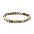 Celestin Chrysantheme Armband elastisch Naturstein, Kugel 6 mm / 16 - 17 cm