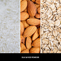 Millefiori Milano Natural Silk & Rice Powder - Silk & Rice Powder Diffuser 100 ml + 7 Stängel von 25 cm Länge für kleinere Räume hält 5-6 Wochen