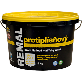 REMAL Schimmel widerstehende Farbe gegen Schimmel, 4 kg