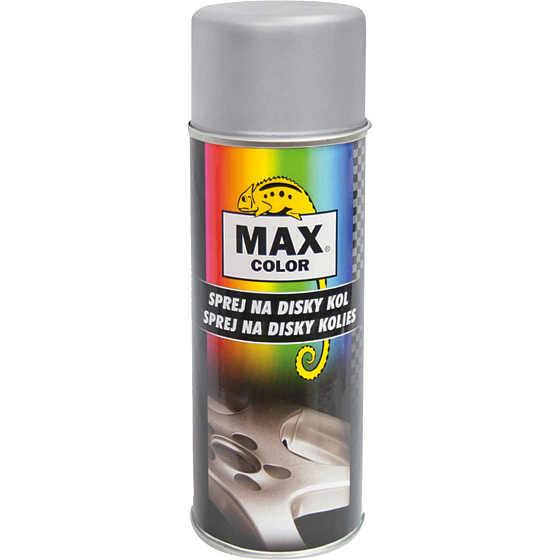 Max Color Farbe für Felgen, silber, 400 ml