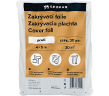 Spokar Abdeckfolie zum Malen, 30 µ, 20 m², 4 × 5 m