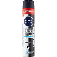 Nivea Men Black & White Invisible Fresh Herrenantiperspirant, 200 ml