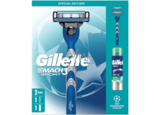 Geschenkset Gillette Mach 3 Sport, Rasierer, 2 Ersatzklingen, Rasiergel 200ml