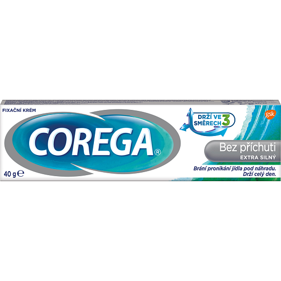 Corega Ohne Geschmack extra starker haftender Creme, 40 g