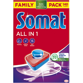 Somat Geschirrspültabs All in 1, 140 Stk