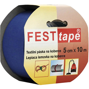 Festtape Teppichband blau 50 mm × 10 m