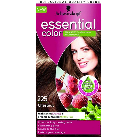 Schwarzkopf Essential Color lang anhaltende Haarfarbe 225 Maroon
