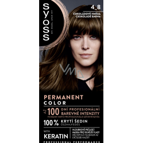Syoss Haarfarbe, 4-8 Schokoladenbraun