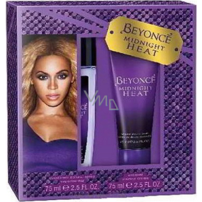 Beyoncé Midnight Heat parfümiertes Deodorantglas für Frauen 75 ml + Duschgel 75 ml, Kosmetikset