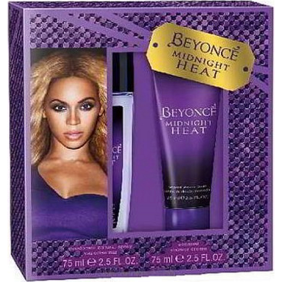 Beyoncé Midnight Heat parfümiertes Deodorantglas für Frauen 75 ml + Duschgel 75 ml, Kosmetikset