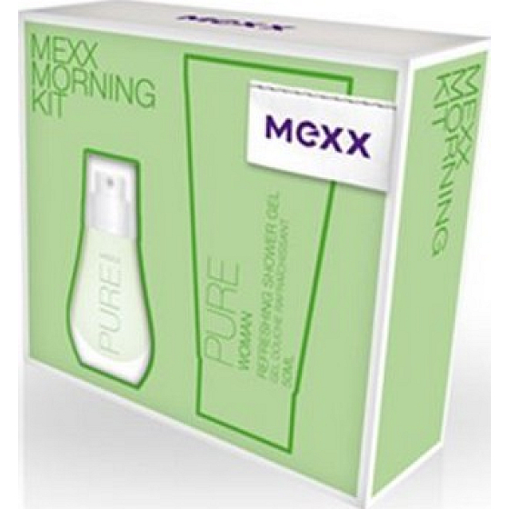 Mexx Pure Woman Eau de Toilette 15 ml + Duschgel 50 ml, Geschenkset