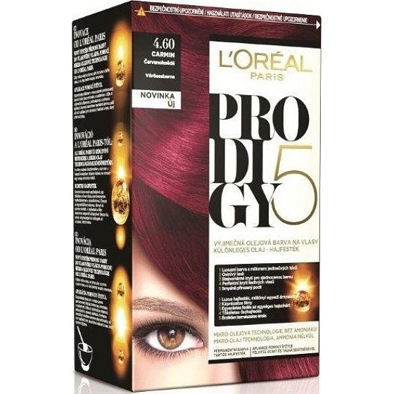 Loreal Paris Prodigy 5 Haarfarbe 4.60 Rotbraun