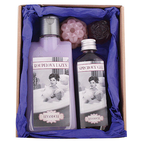 Bohemia Gifts Ladies Spa für Damenbad 200 ml + Duschgel 100 ml + Seife 2 Stück, Kosmetikset