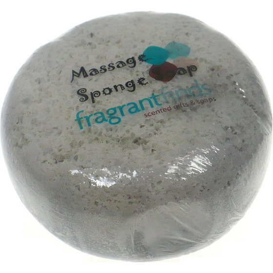 Duftende unschuldige Glycerin-Massageseife mit einem Schwamm, der mit dem Duft des Gucci Guilty Men-Parfums in schwarzgrau 200 g gefüllt ist