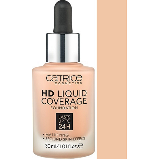 Catrice HD Liquid Coverage Foundation Make-up 020 Rose Beige 30 ml