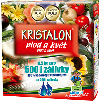 Agro Kristalon Frucht und Blüte, Dünger für Balkon- und Zierpflanzen sowie Gehölze, 500 g