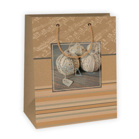 Ditipo Geschenk Kraftbeutel 18 x 8 x 24 cm Flasche