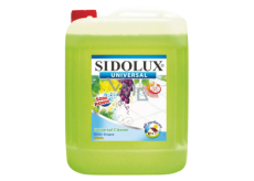 Sidolux Universal Soda Green Traubenwaschmittel für alle abwaschbaren Oberflächen und Böden 5 l