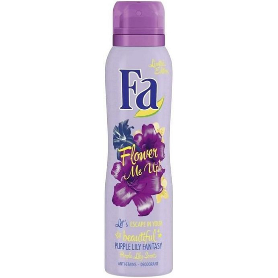 Fa Flower Me Up! Purple Lily Scent Antitranspirant Deodorant Spray 150 ml