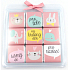 Nekupto Schokoladenpuzzle Valentinstag Tiere 9 x 5 g, 11 x 11,5 x 0,7 cm