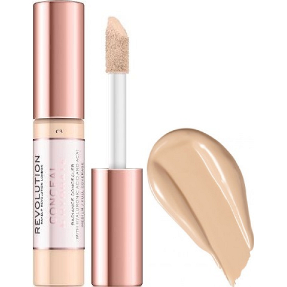 Makeup Revolution Conceal & Hydrate Concealer Korrektor C3 13 g