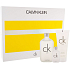 Calvin Klein CK Ein Unisex-Eau de Toilette 100 ml + Unisex Eau de Toilette 15 ml + Duschgel 100 ml, Geschenkset