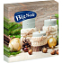 Große weiche Papierservietten 2-lagig 33 x 33 cm 20 Stück Weihnachtskerzen, Flaschen, Nüsse