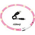 Karlie Flamingo leuchtendes LED-Halsband für Hunde pink, Einheitsgröße 20-75 cm, wiederaufladbar