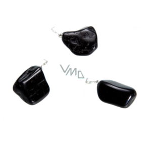 Turmalin / Skoryl Troml-Anhänger Naturstein, 2,2-3 cm, 1 Stück, Hüter der guten Laune Turmalin / Skoryl Troml-Anhänger Naturstein, 2,2-3 cm, 1 Stück, Hüter der guten Laune