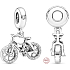 Charme Sterling Silber 925 Dazzling Wheel, Anhänger am Armband Sport