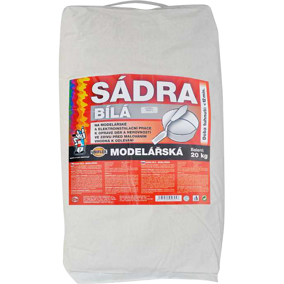 Uniflex Gips weiß, Modellgips, 20 kg