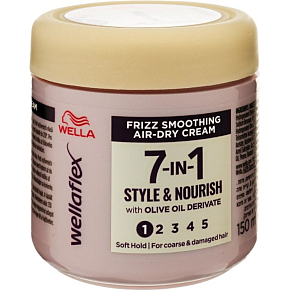 Wellaflex Frizz Smooth 7v1 Haarcreme gegen Krause 150 ml
