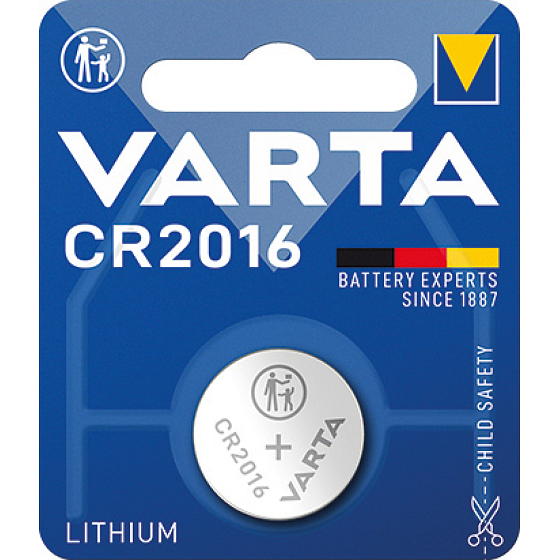 Varta CR2016 Lithium-Knopfbatterie 1 Stück