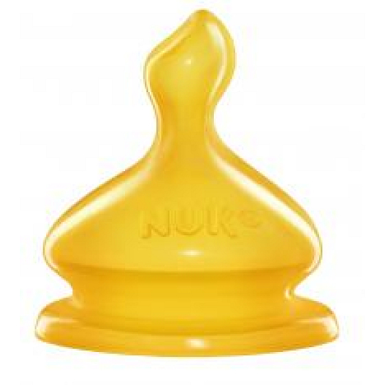 Nuk Latex Sauger 0-6 Monate Größe 1 für Brei 1 Stück