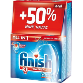 Calgonit Finish All-in-1 Classic Regular Geschirrspülertabletten 56 + 28 Stück