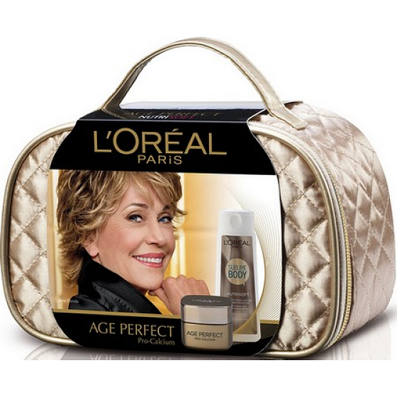 Loreal Paris Age Perfect 55 Tagescreme 50 ml + Körperlotion 200 ml, Kosmetikset für Frauen
