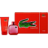 Lacoste Eau de Lacoste L.12.12 Rouge Eau de Toilette 100 ml + Aftershave 150 ml, Geschenkset