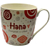 Nekupto Twister Becher namens Hana rot 0,4 Liter