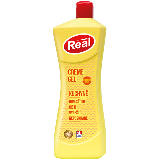 Real Creme Gel Küchencreme Gel für Induktion, Keramikkochfeld und andere empfindliche Oberflächen 650 g
